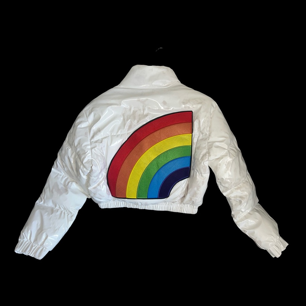6ix9ine Trollz White Puffer Jacket